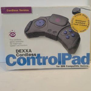 Dexxa Cordless Control Pad for IBM Compatible Games New in Box Factory Sealed